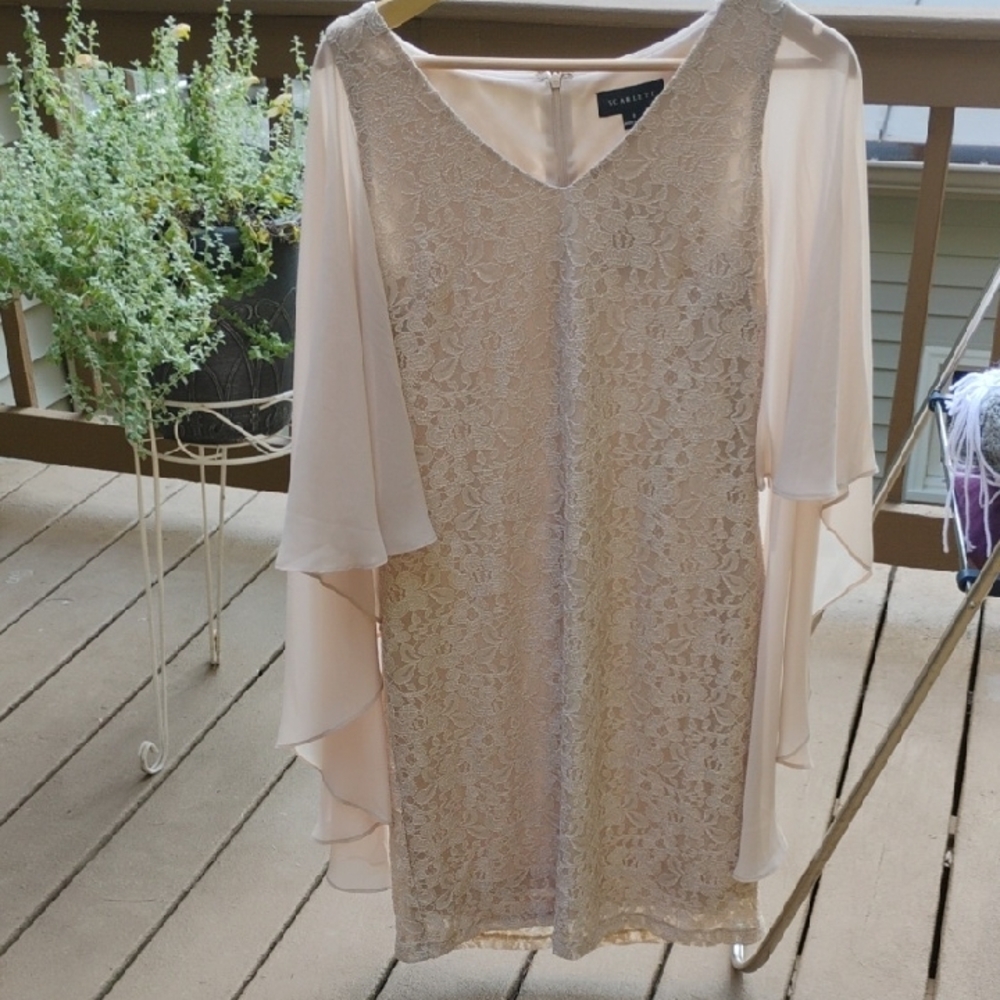 Scarlett Cream Lace Long Sleeve Dress